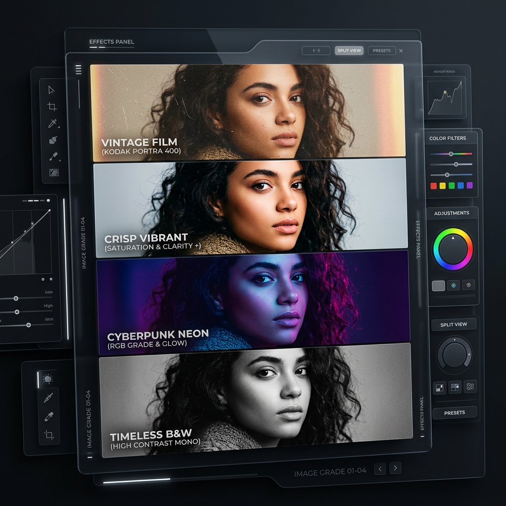 Studio Color Presets and Film Grades